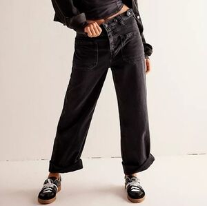 Free People Palmer Cuffed Jeans